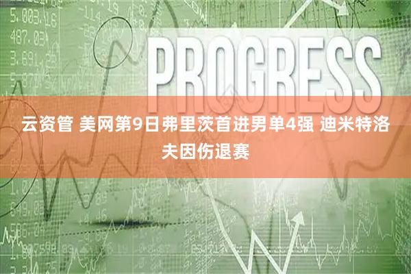 云资管 美网第9日弗里茨首进男单4强 迪米特洛夫因伤退赛